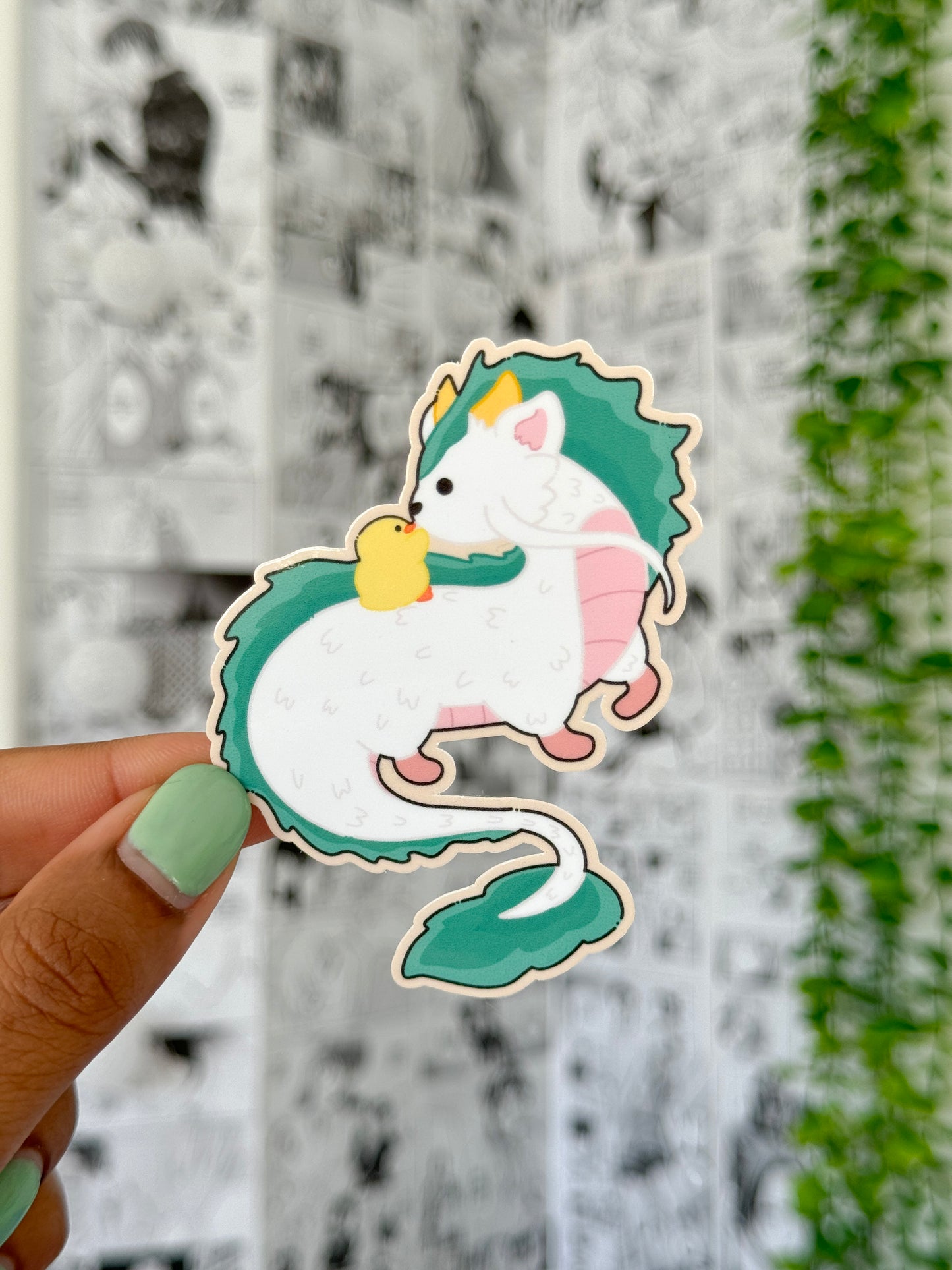 Haku & Plumpy Vinyl Sticker