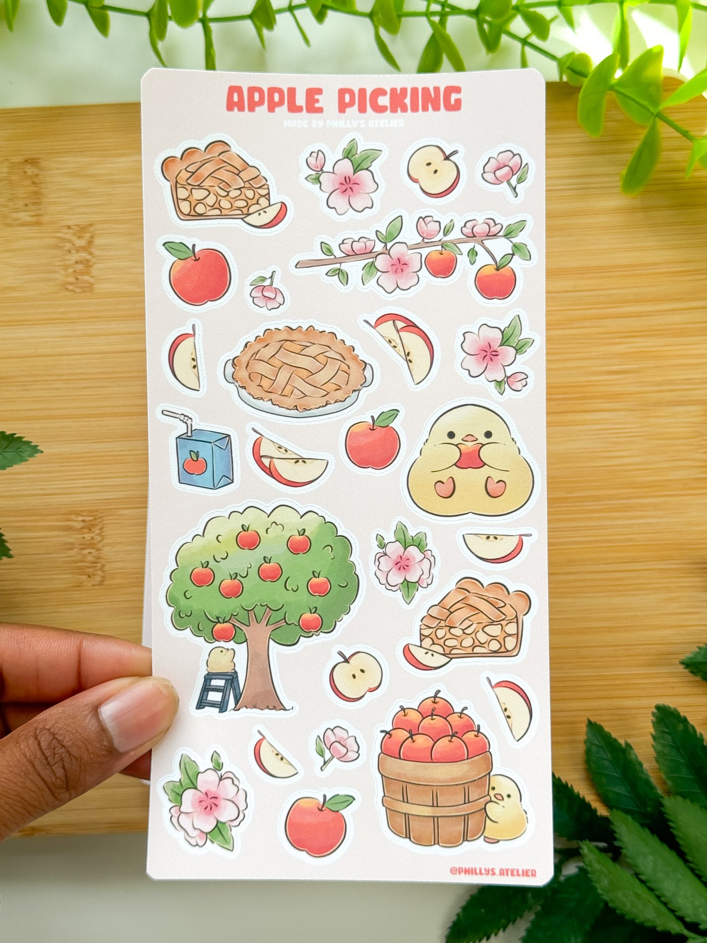 Apple Picking Sticker Sheet