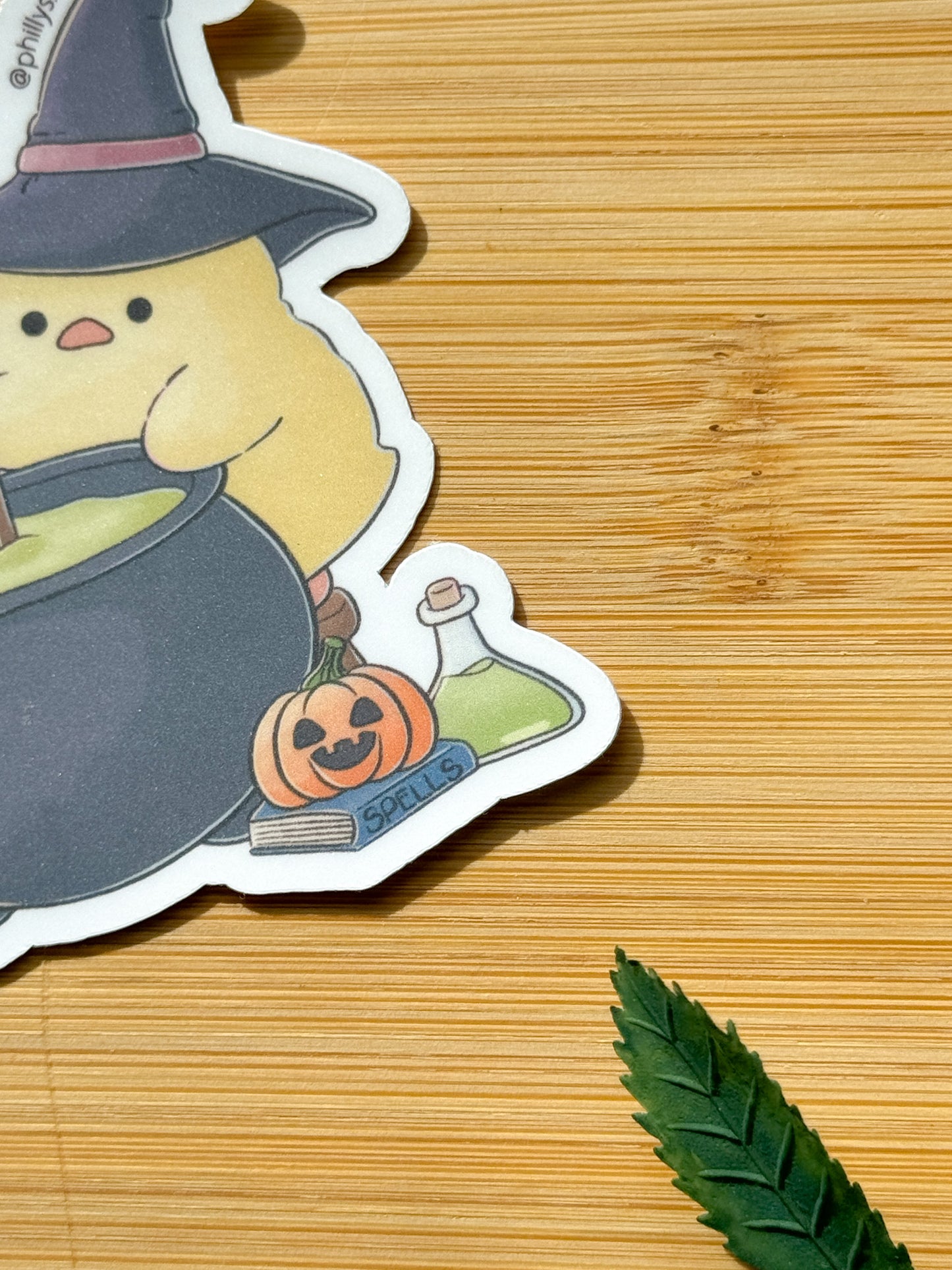 Chicky Cauldron Vinyl Sticker
