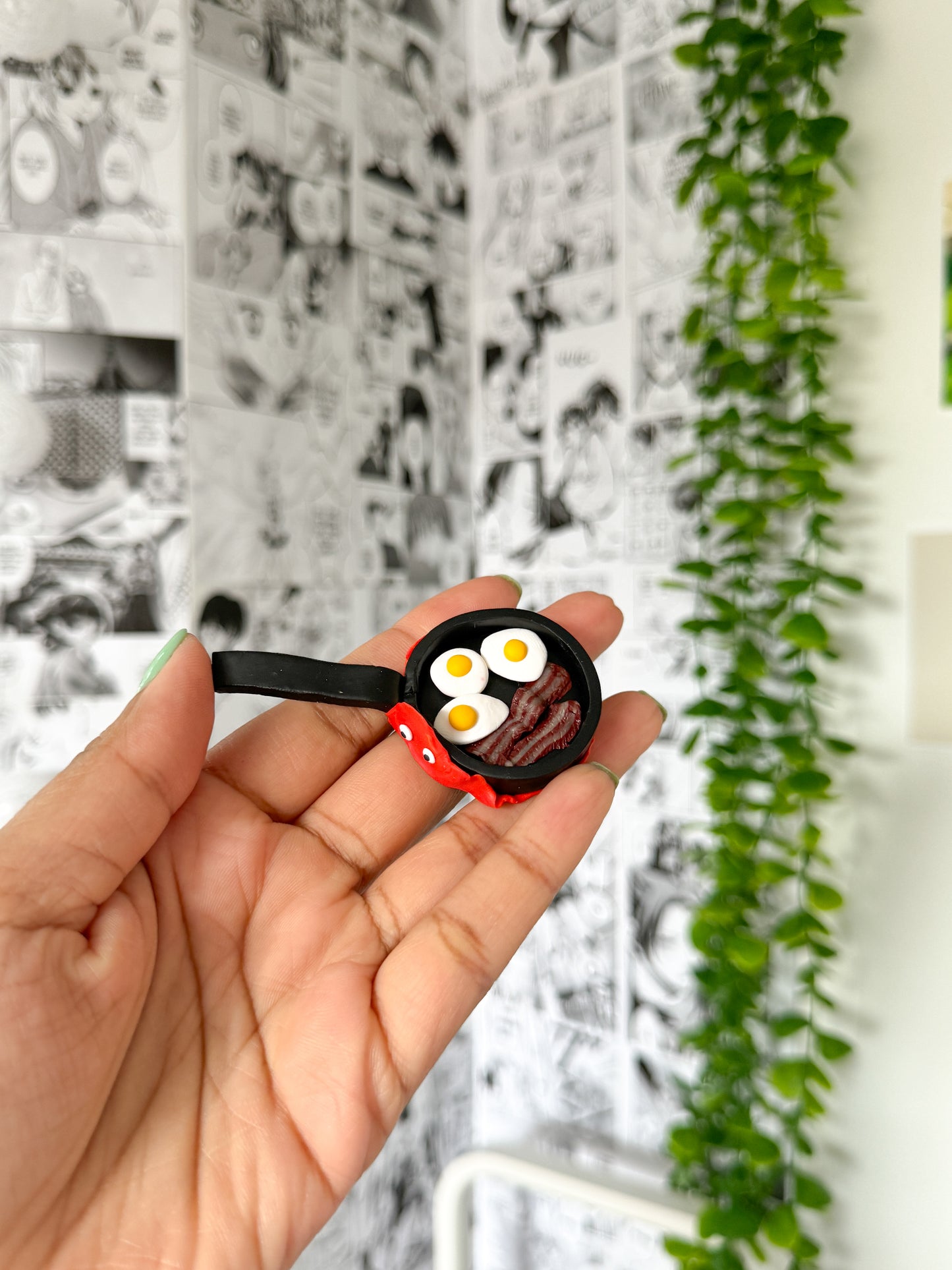 Calcifer Clay Magnet