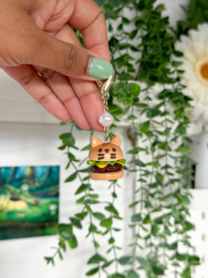 Kittyburger Keychain