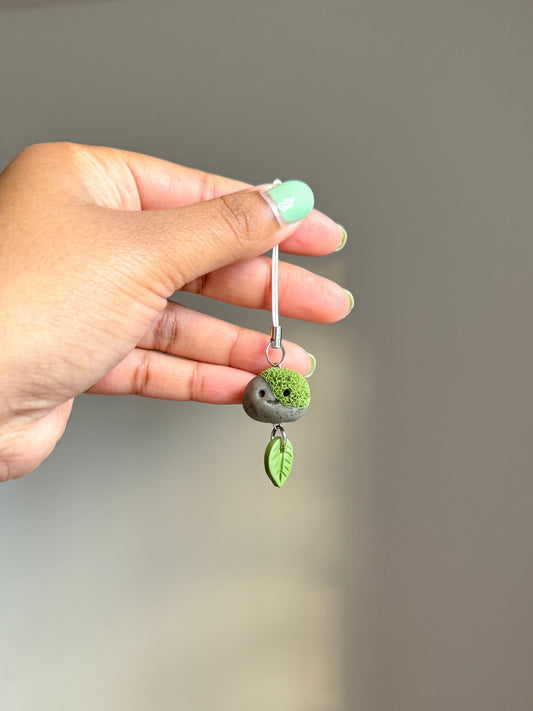 Moss Rock Charm