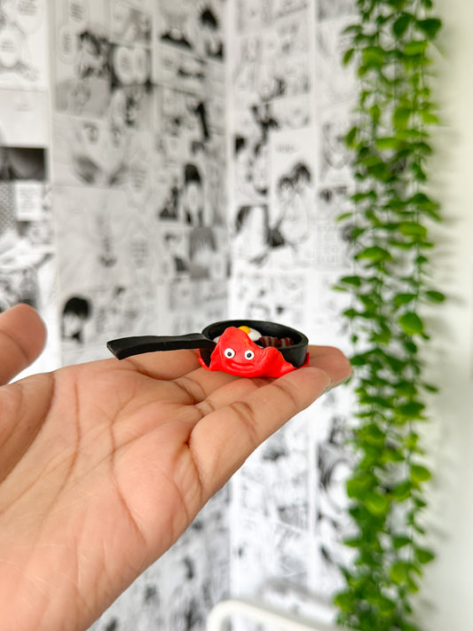 Calcifer Clay Magnet