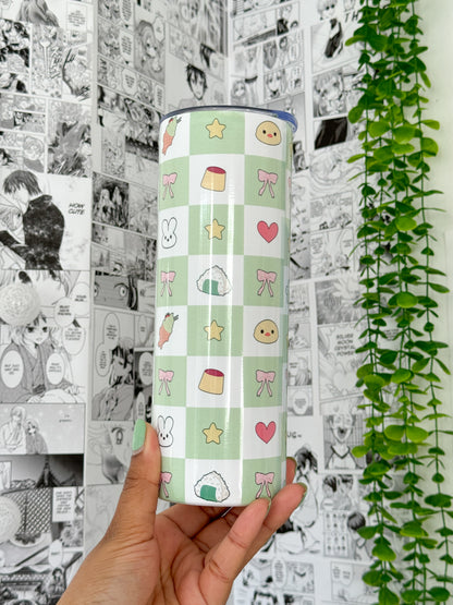 Green Checkered Tumblr 20 oz.