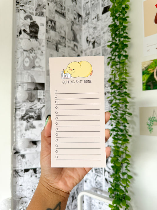 Getting Shit Done Notepad