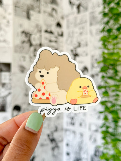 Pizza is Life Vinyl Sticker