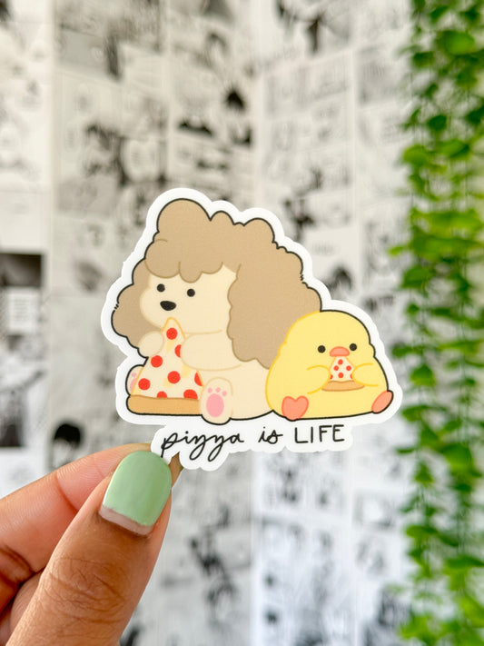 Pizza is Life Vinyl Sticker
