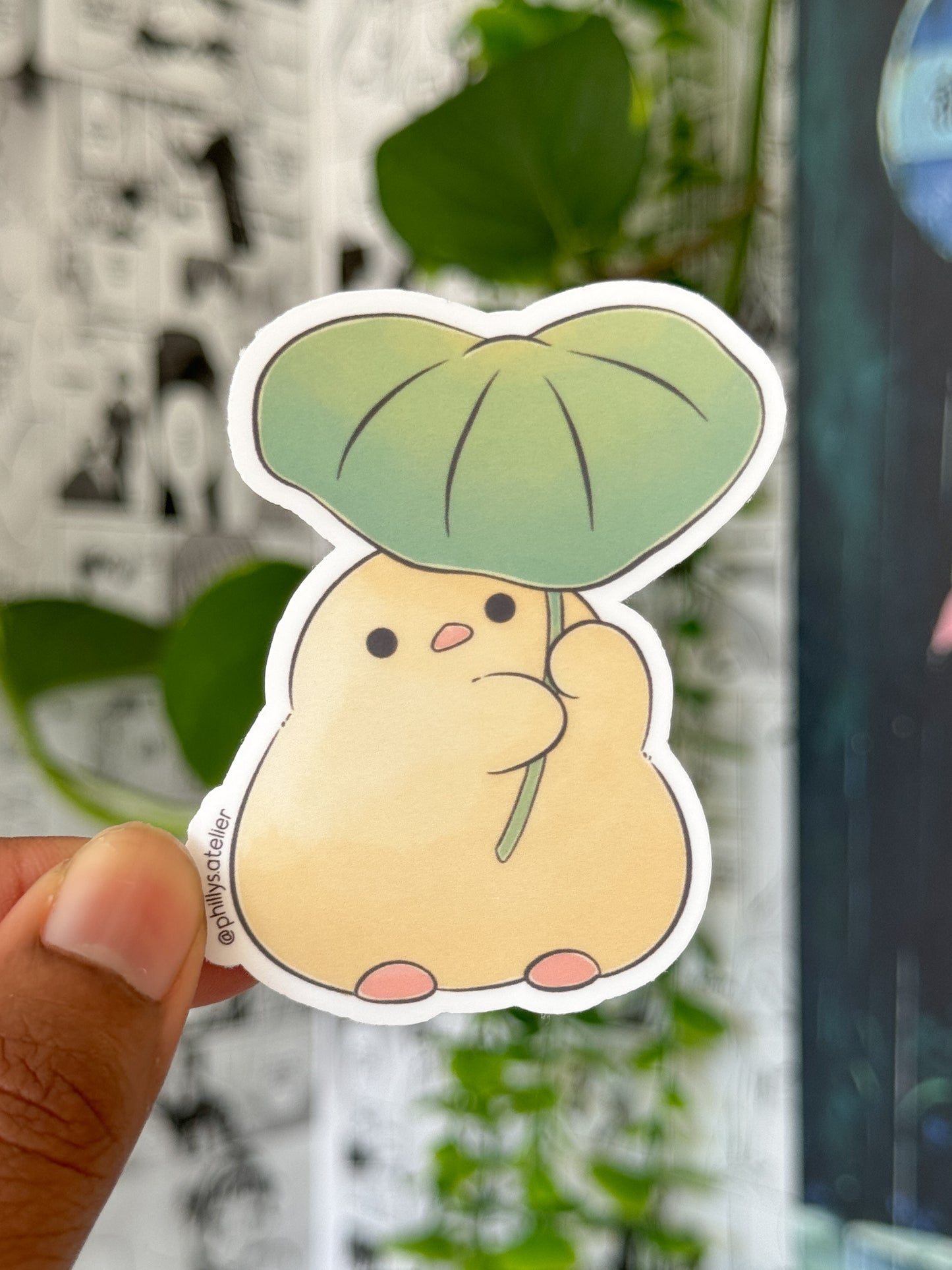 Chicky + Lilypad Vinyl Sticker