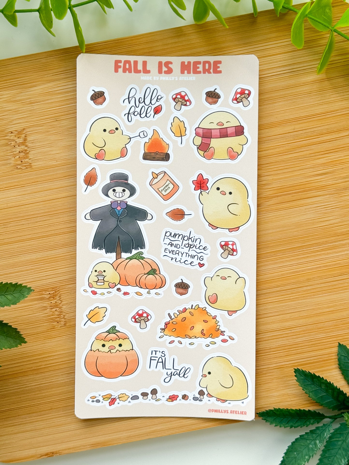 Fall is Here Sticker Sheet