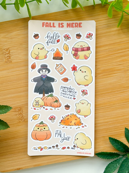 Fall is Here Sticker Sheet