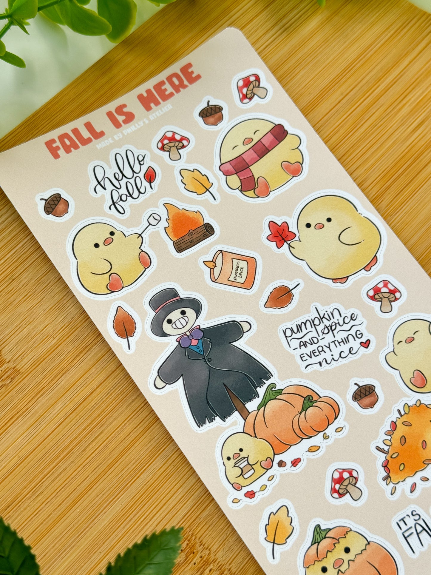 Fall is Here Sticker Sheet