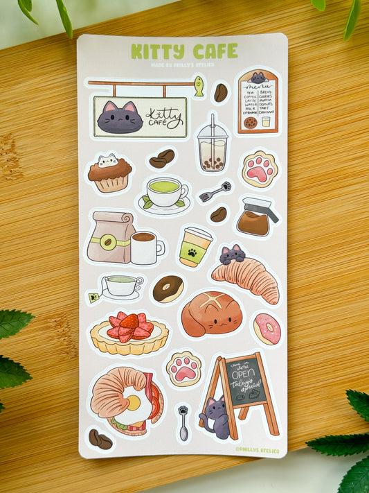 Kitty Cafe Sticker Sheet