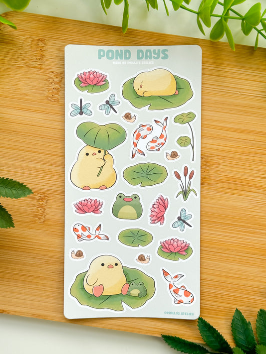 Pond Days Sticker Sheet