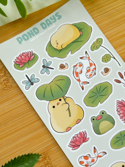 Pond Days Sticker Sheet