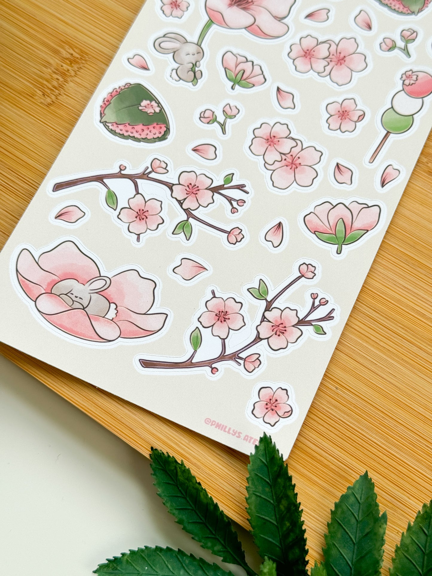 Cherry Blossoms Sticker Sheet