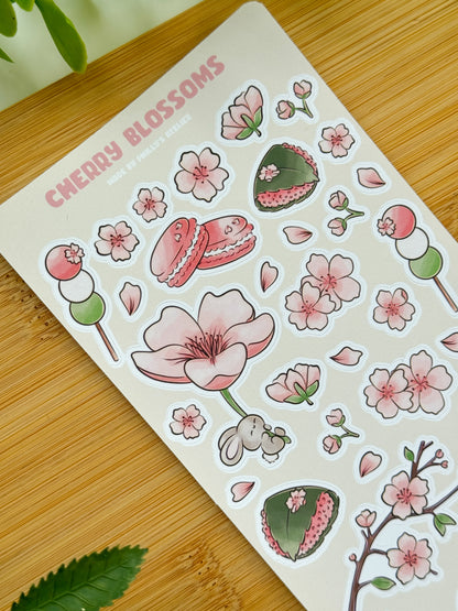 Cherry Blossoms Sticker Sheet