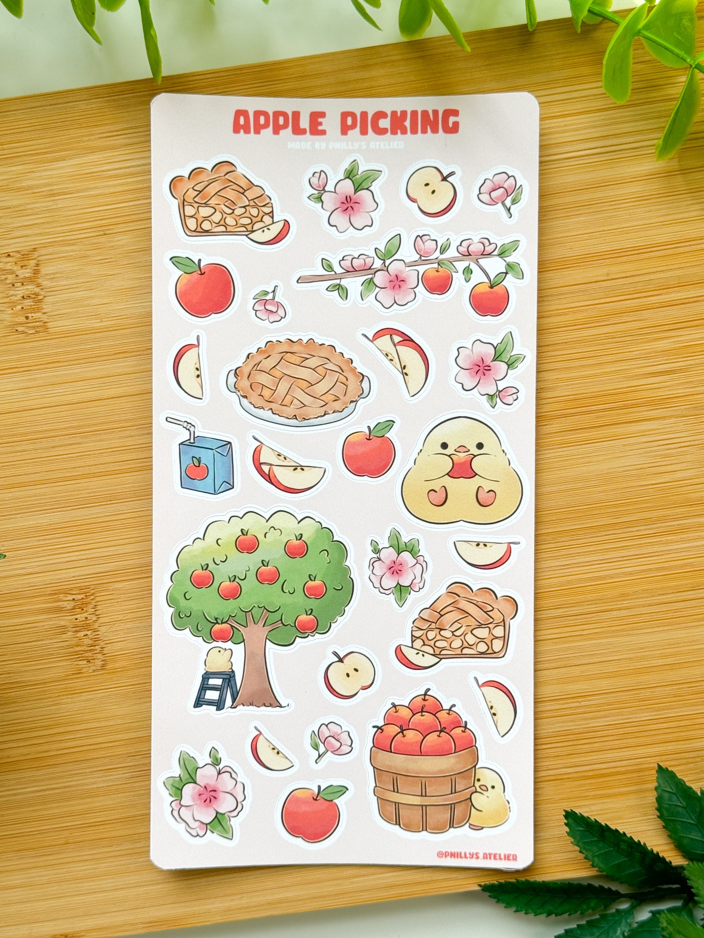 Apple Picking Sticker Sheet
