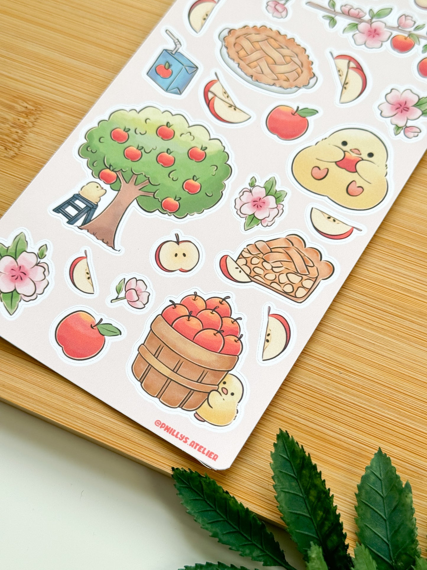 Apple Picking Sticker Sheet