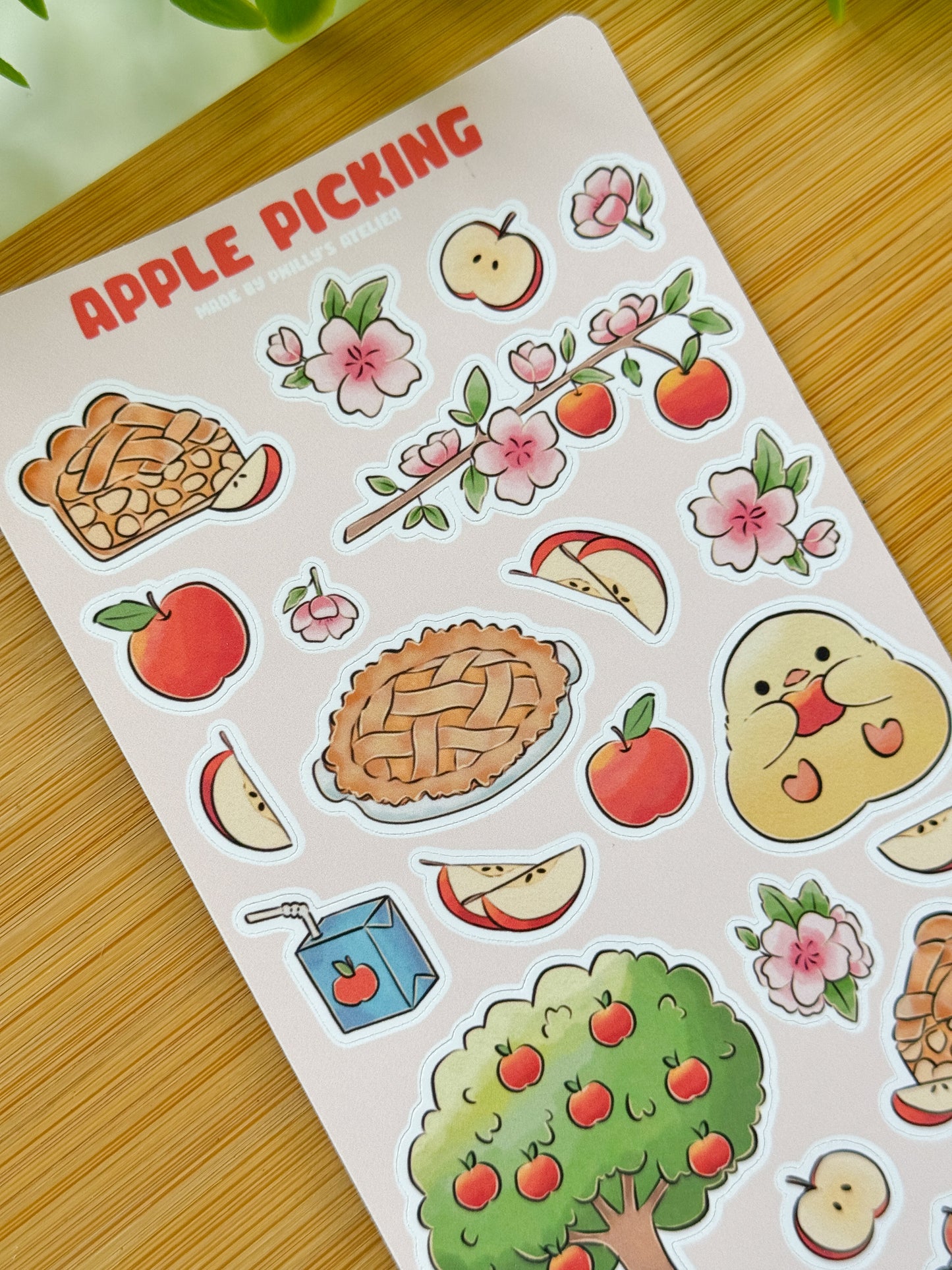 Apple Picking Sticker Sheet