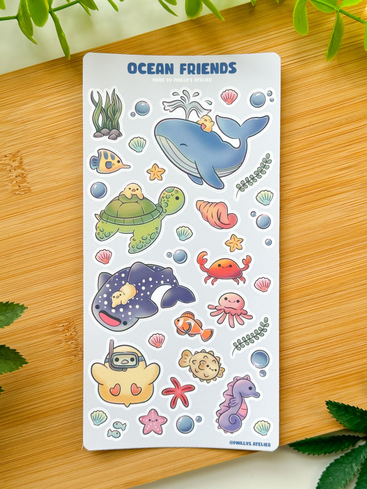 Ocean Friends Sticker Sheet