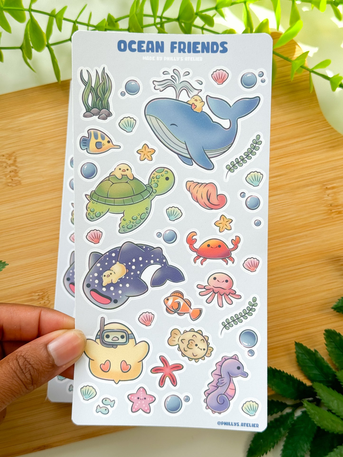 Ocean Friends Sticker Sheet