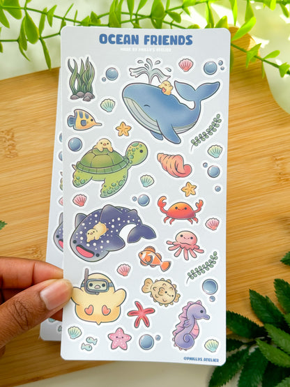 Ocean Friends Sticker Sheet