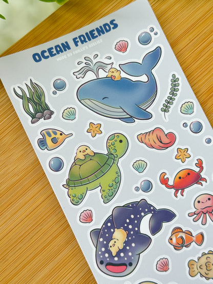 Ocean Friends Sticker Sheet