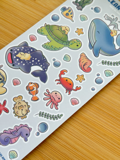 Ocean Friends Sticker Sheet