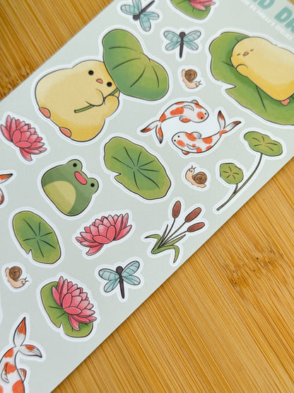 Pond Days Sticker Sheet