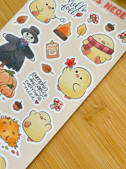 Fall is Here Sticker Sheet