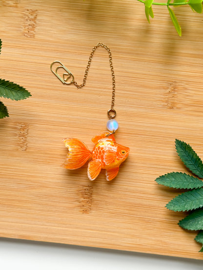 Goldish Bookmark Charm
