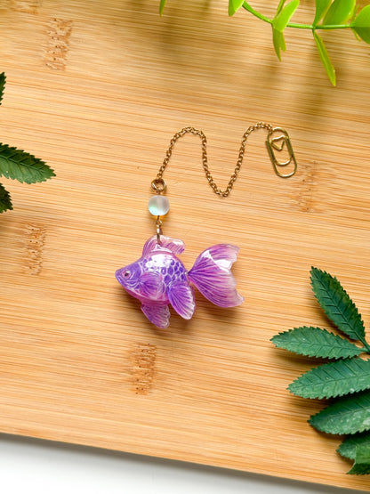 Goldish Bookmark Charm