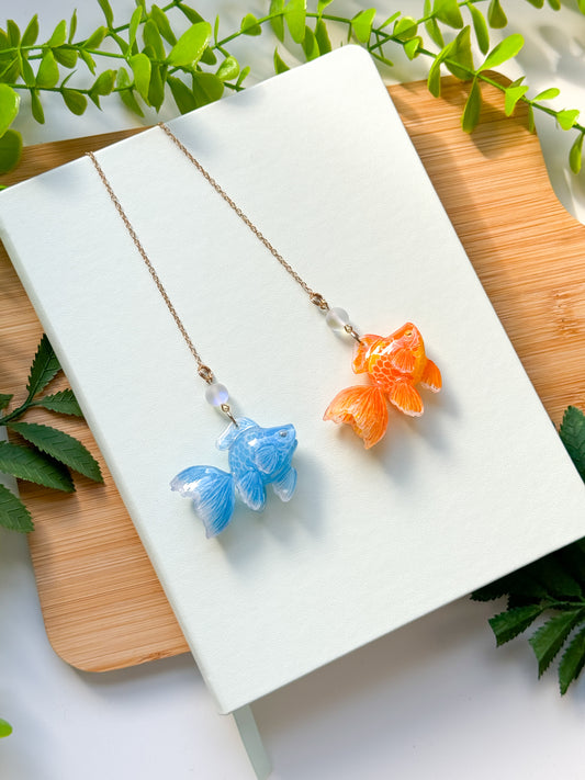Goldish Bookmark Charm