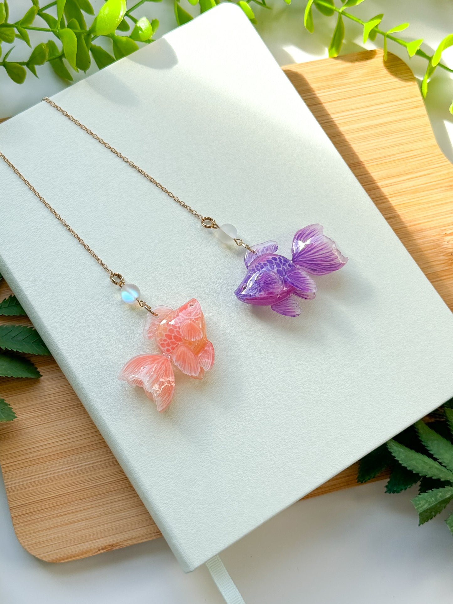 Goldish Bookmark Charm