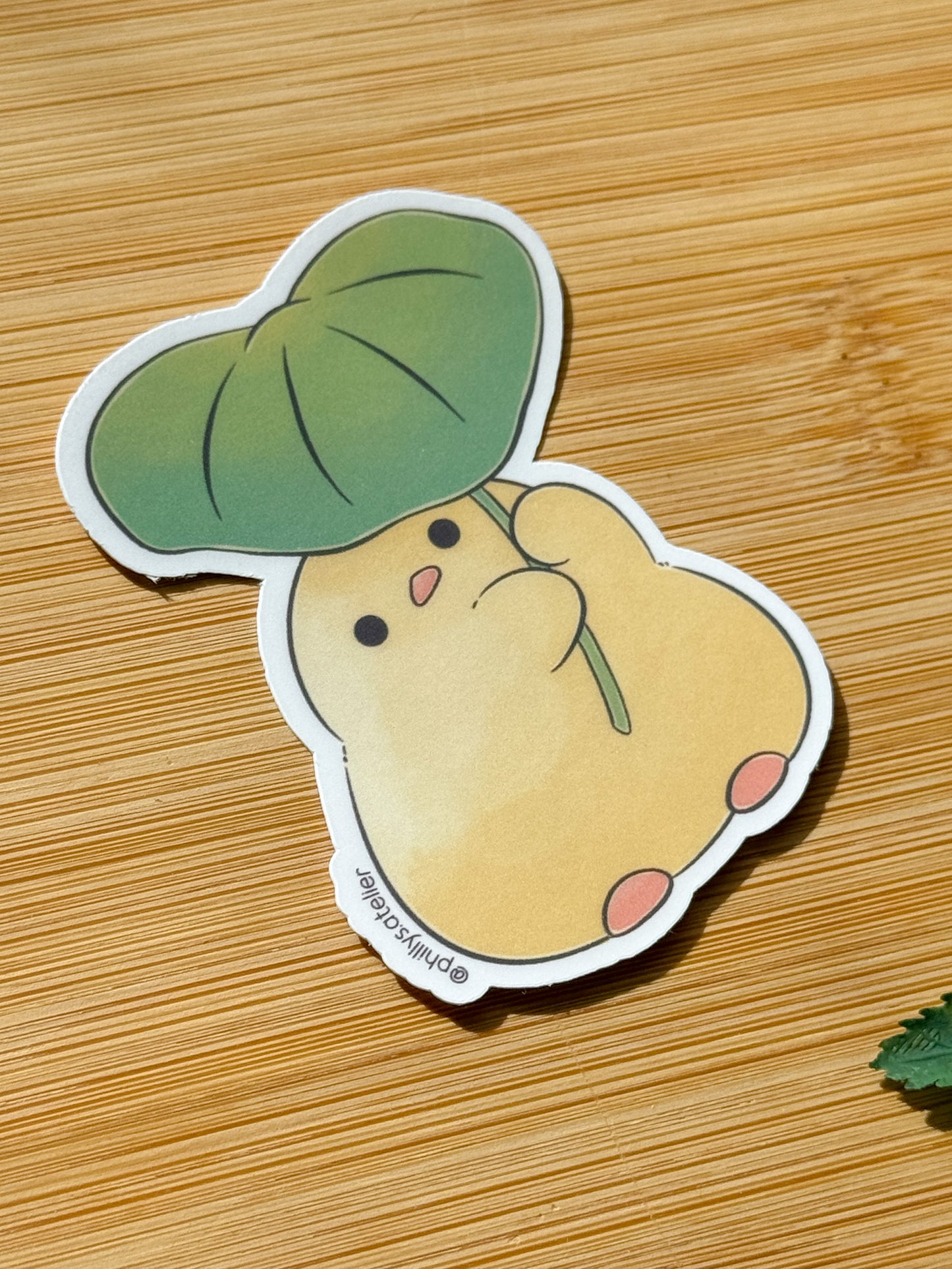Chicky + Lilypad Vinyl Sticker