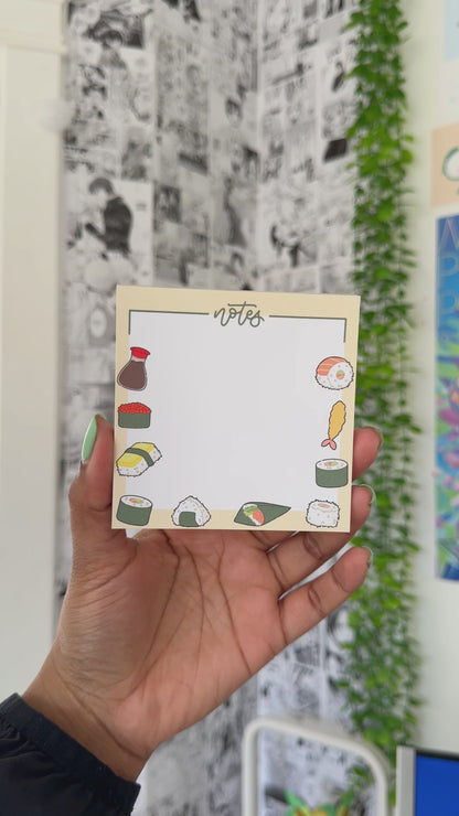 Sushi Notepad